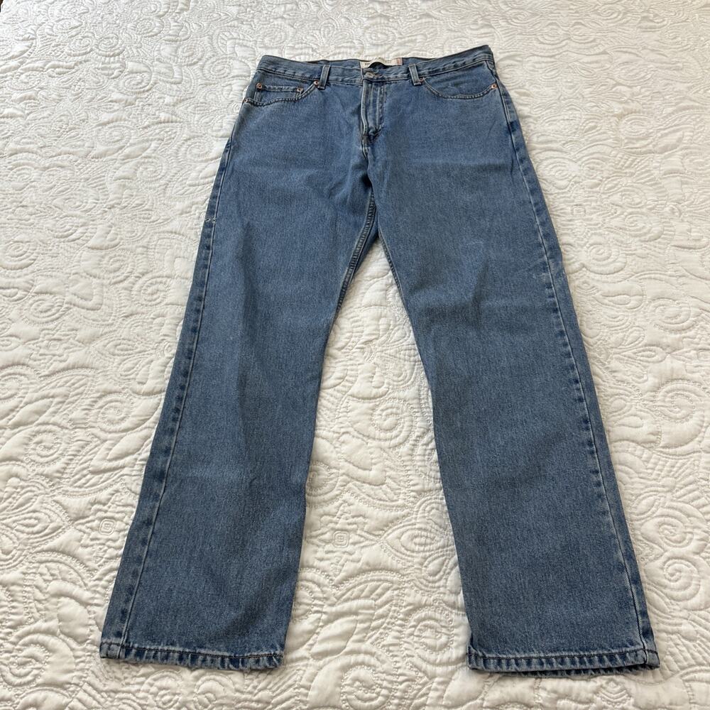 Vintage Levi's 505 Mens Jeans Regular Straight 36x32 Blue 100% Cotton *READ*